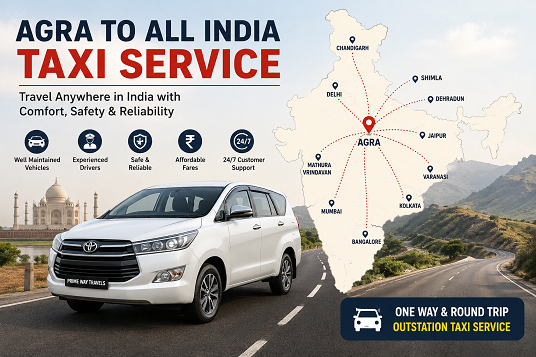 Agra to All India Taxi Service
